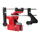 Chain Sharpener Sharpening Stone Guide Bracket Adjustable Steel Red Rustproof for Home