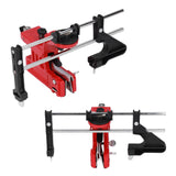 Chain Sharpener Sharpening Stone Guide Bracket Adjustable Steel Red Rustproof for Home - Extra Image