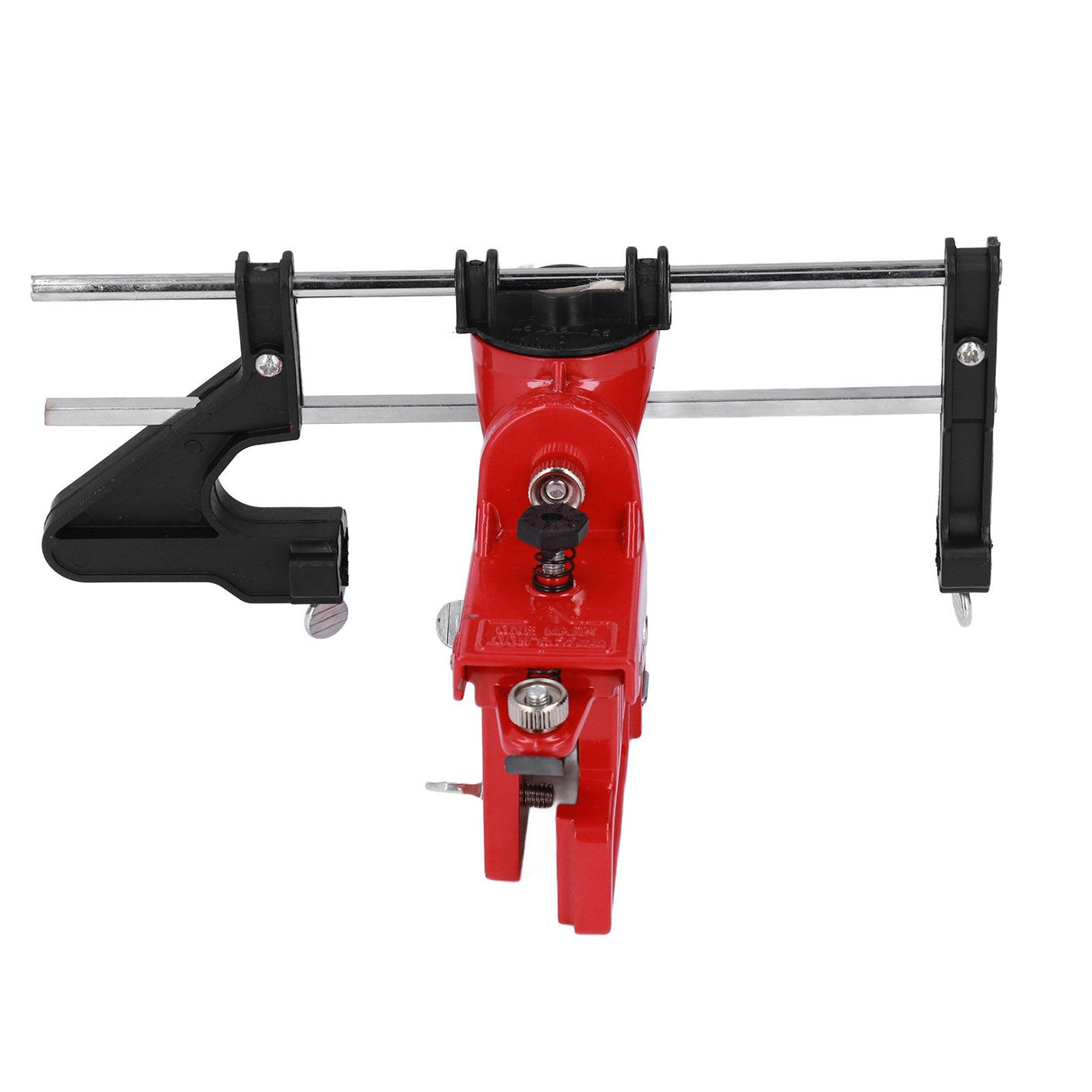 Chain Sharpener Sharpening Stone Guide Bracket Adjustable Steel Red Rustproof for Home