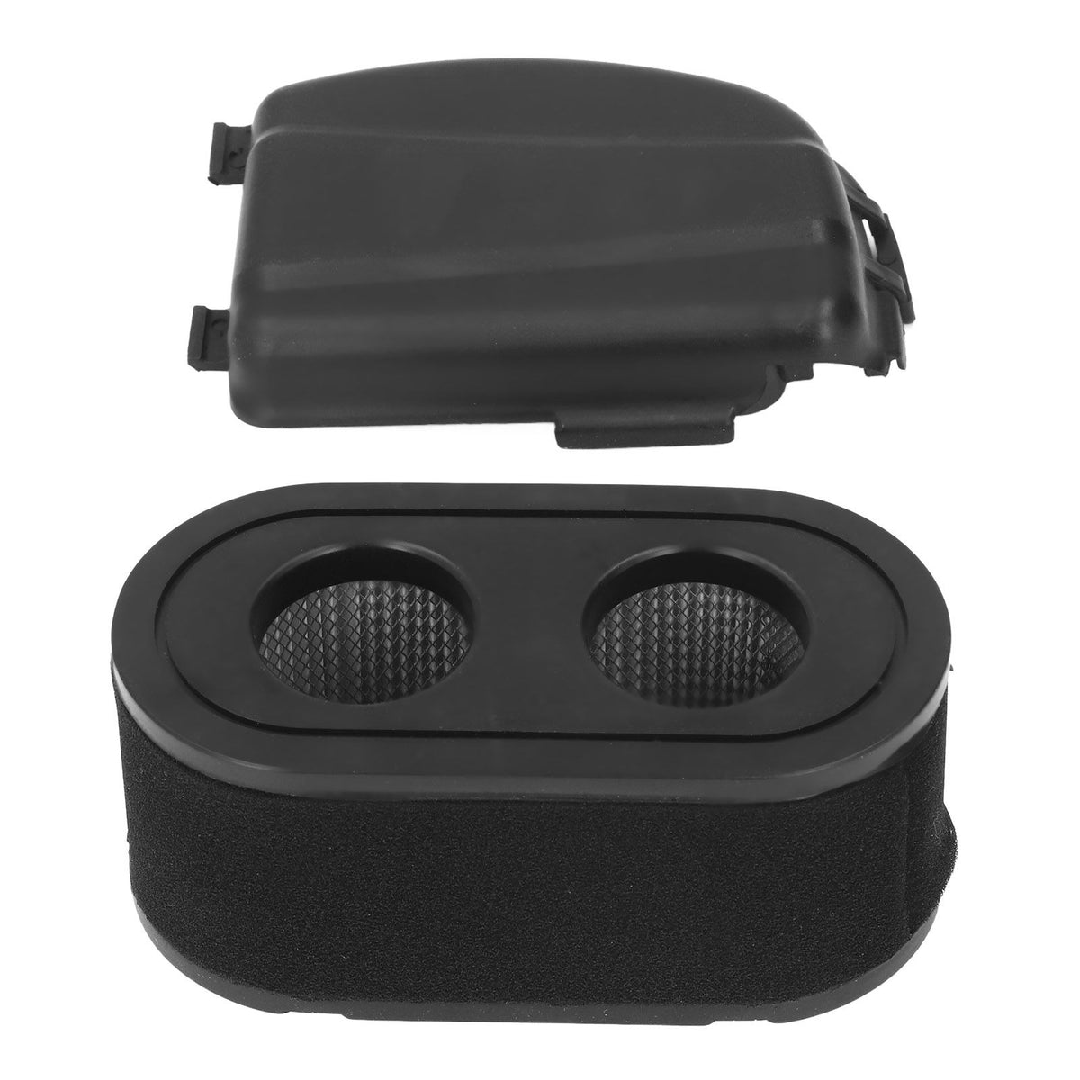 Air Cleaner with Cover Kit 594106 Plastics Black Wearproof Replacement for Lawn Mower Engine