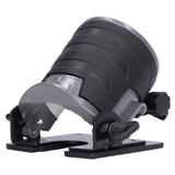 Electric Trimming Machine Base Aluminum Adjustable Woodworking Trimmer Base for Outdoor Garden - Rear View