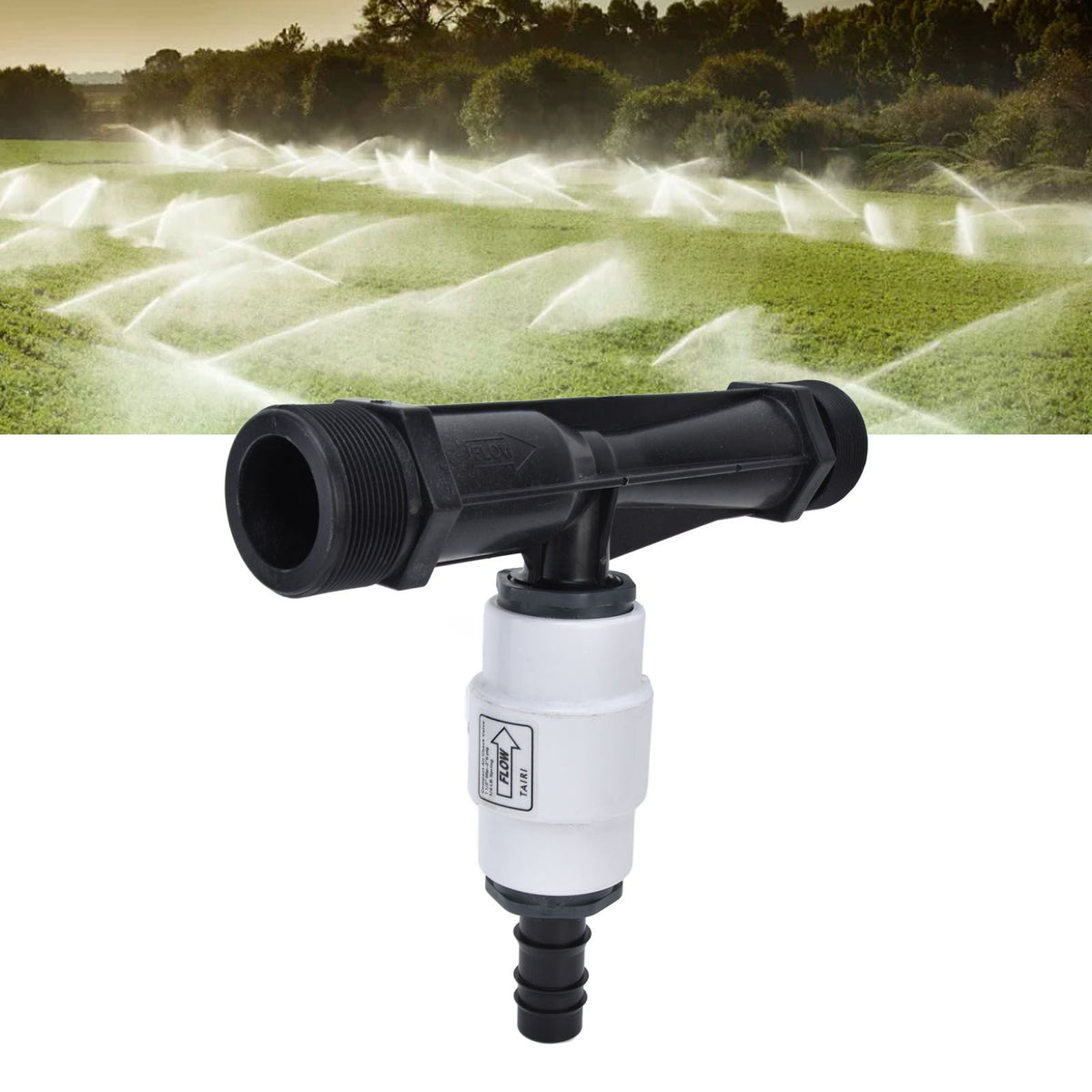 G2 External Thread Venturi Fertilizer with Check Valve Agriculture Fertilizer Injector Irrigation Tool for Garden