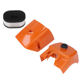 Air Filter with Cylinder Cover Set Plastic Replacement for Stihl 066 MS660 MS650 Chainsaw 000 120 1654 - 45-Degree Angle
