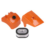 Air Filter with Cylinder Cover Set Plastic Replacement for Stihl 066 MS660 MS650 Chainsaw 000 120 1654