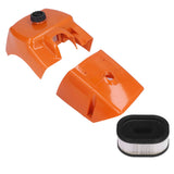 Air Filter with Cylinder Cover Set Plastic Replacement for Stihl 066 MS660 MS650 Chainsaw 000 120 1654