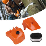Air Filter with Cylinder Cover Set Plastic Replacement for Stihl 066 MS660 MS650 Chainsaw 000 120 1654
