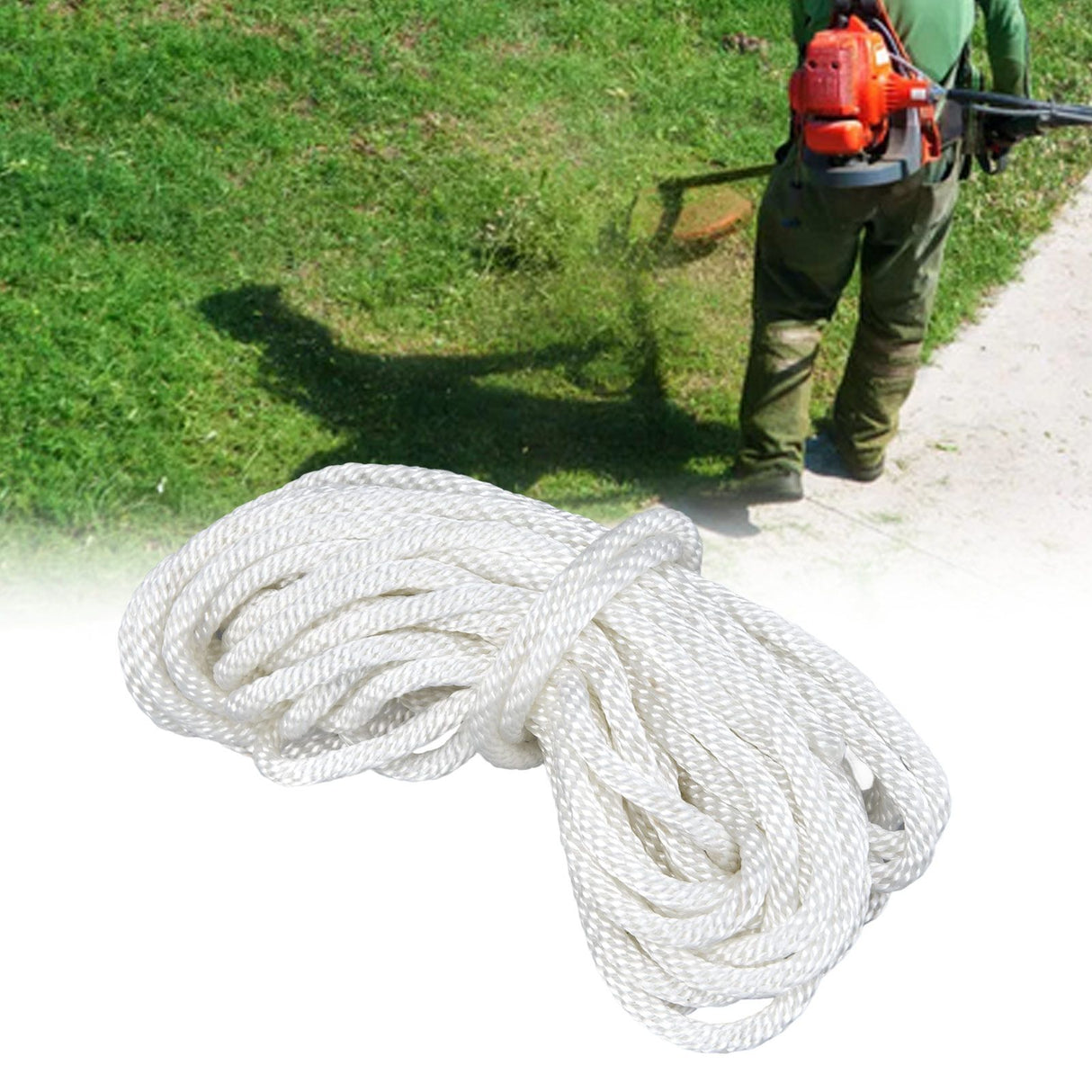 Pull Recoil Starter Rope 10m/32.8ft Long Nylon for Chain Saw Lawn Mowers Trimmers Engine Parts3.5mm