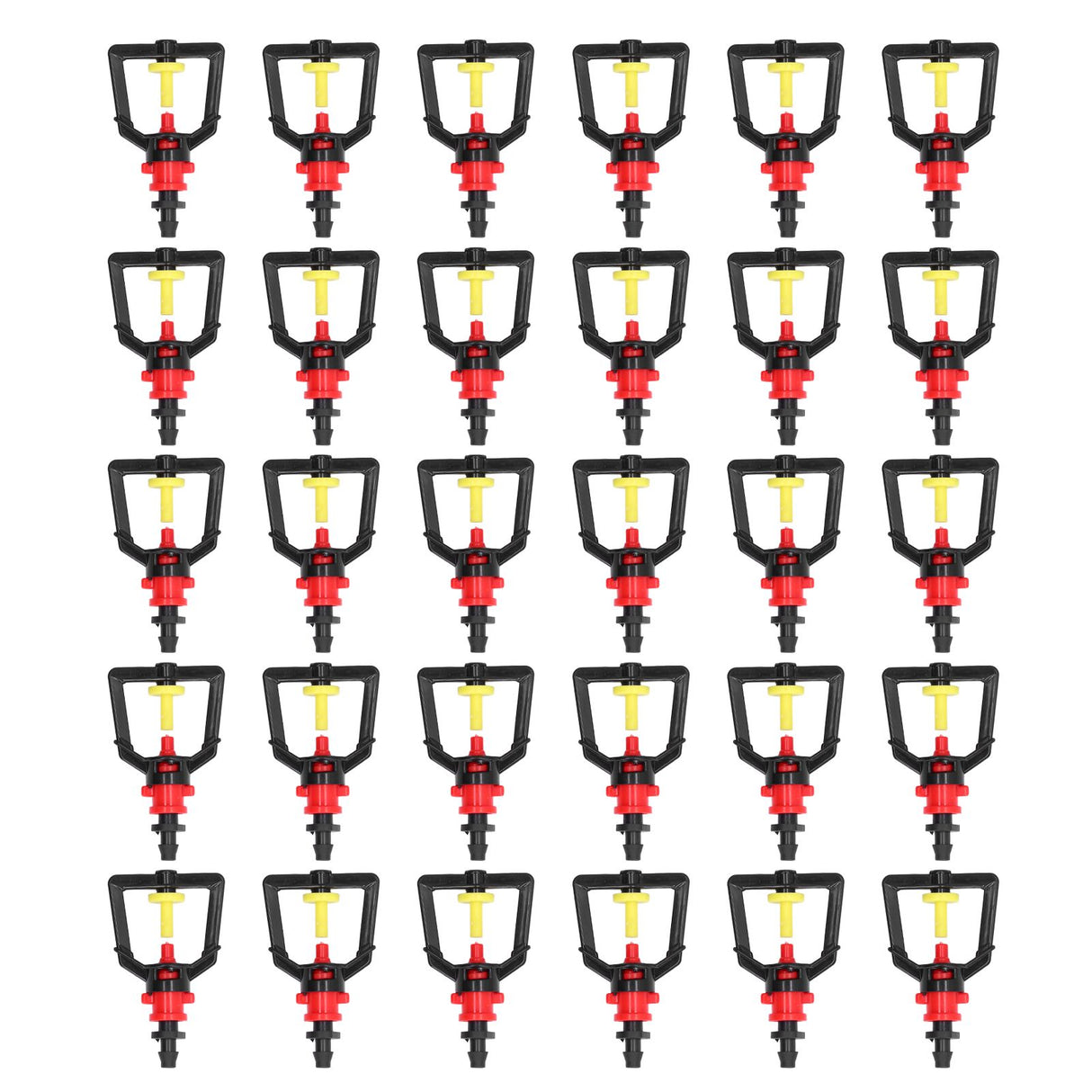 30 Sets Irrigation Sprinkler Water Saving Plastic Nozzle Connector Kit Garden Lawn Accessories