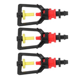 30 Sets Irrigation Sprinkler Water Saving Plastic Nozzle Connector Kit Garden Lawn Accessories - 45-Degree Angle