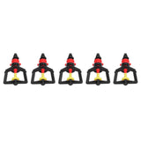 30 Sets Irrigation Sprinkler Water Saving Plastic Nozzle Connector Kit Garden Lawn Accessories - Low Angle