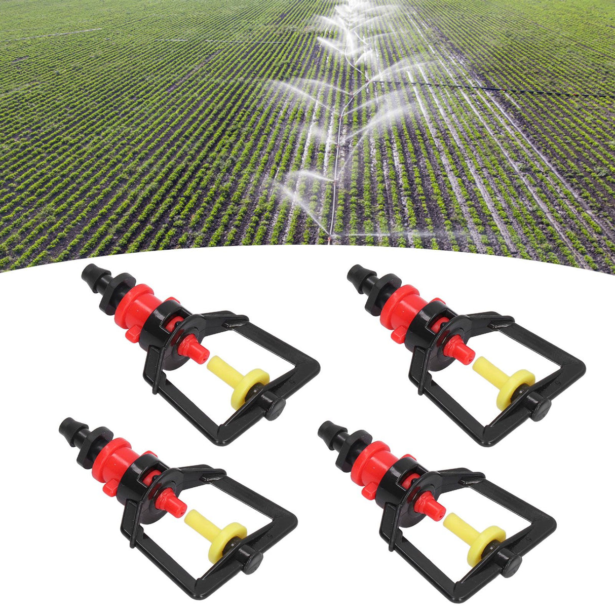 30 Sets Irrigation Sprinkler Water Saving Plastic Nozzle Connector Kit Garden Lawn Accessories