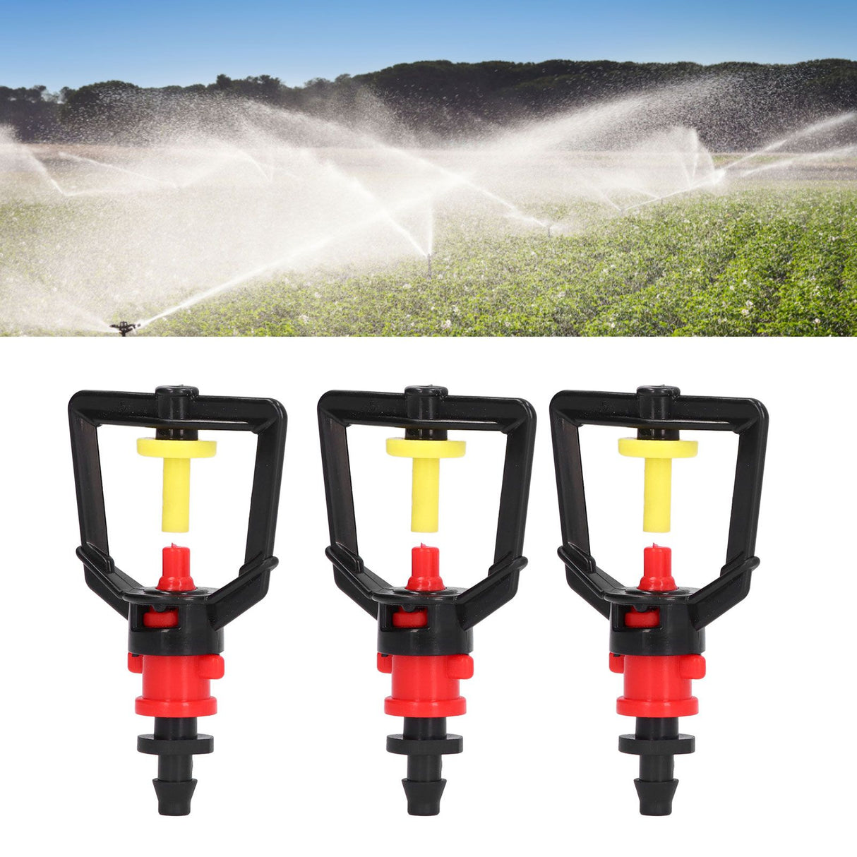 30 Sets Irrigation Sprinkler Water Saving Plastic Nozzle Connector Kit Garden Lawn Accessories
