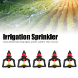 30 Sets Irrigation Sprinkler Water Saving Plastic Nozzle Connector Kit Garden Lawn Accessories