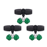 10 Sets Misting Nozzle Plastic Atomizing Cross Sprayer Accessory Kit for Irrigation