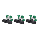 10 Sets Misting Nozzle Plastic Atomizing Cross Sprayer Accessory Kit for Irrigation - Top-Down View