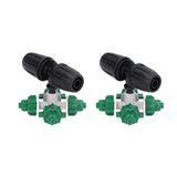 10 Sets Misting Nozzle Plastic Atomizing Cross Sprayer Accessory Kit for Irrigation - Extra Image