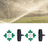 10 Sets Misting Nozzle Plastic Atomizing Cross Sprayer Accessory Kit for Irrigation - Extra Image