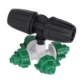 10 Sets Misting Nozzle Plastic Atomizing Cross Sprayer Accessory Kit for Irrigation - Extra Image