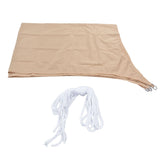 Sun Shade 2x3m Quadrangle Beige Wear Resistant Durable Polyester Waterproof Widely Used Portable Lightweight Shade Sail - Top-Down View
