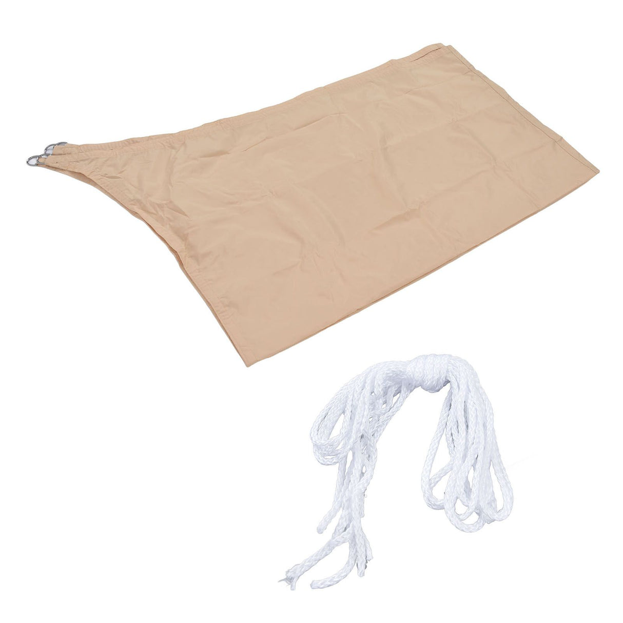 Sun Shade 2x3m Quadrangle Beige Wear Resistant Durable Polyester Waterproof Widely Used Portable Lightweight Shade Sail