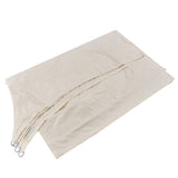Milky White Shade Canopy Waterproof Shading Foldable 3x3m Quadrilateral Reducing Heat Shade Sail for Outdoor - Extra Image