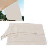 Milky White Shade Canopy Waterproof Shading Foldable 3x3m Quadrilateral Reducing Heat Shade Sail for Outdoor - Extra Image