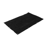 3x0.9m/9.84x2.95ft Black Balcony Privacy Screen Cover Garden Windscreen Mesh Shade Fence Net for Patio Backyard Porch - Top-Down View