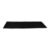 3x0.9m/9.84x2.95ft Black Balcony Privacy Screen Cover Garden Windscreen Mesh Shade Fence Net for Patio Backyard Porch - 45-Degree Angle