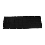 3x0.9m/9.84x2.95ft Black Balcony Privacy Screen Cover Garden Windscreen Mesh Shade Fence Net for Patio Backyard Porch