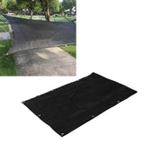 3x0.9m/9.84x2.95ft Black Balcony Privacy Screen Cover Garden Windscreen Mesh Shade Fence Net for Patio Backyard Porch