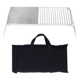 Grill Stand Multifunctional Folding Stainless Steel Outdoor Kitchen Stand for BBQ Grilling Camping Trip Travel