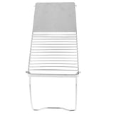 Grill Stand Multifunctional Folding Stainless Steel Outdoor Kitchen Stand for BBQ Grilling Camping Trip Travel - Side View