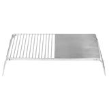 Grill Stand Multifunctional Folding Stainless Steel Outdoor Kitchen Stand for BBQ Grilling Camping Trip Travel