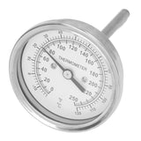 ‑18‑120℃ Dial Thermometer Barbecue Oven Bimetallic Thermometer Pointer Type Temperature Gauge