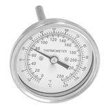 ‑18‑120℃ Dial Thermometer Barbecue Oven Bimetallic Thermometer Pointer Type Temperature Gauge - Close-Up Angle