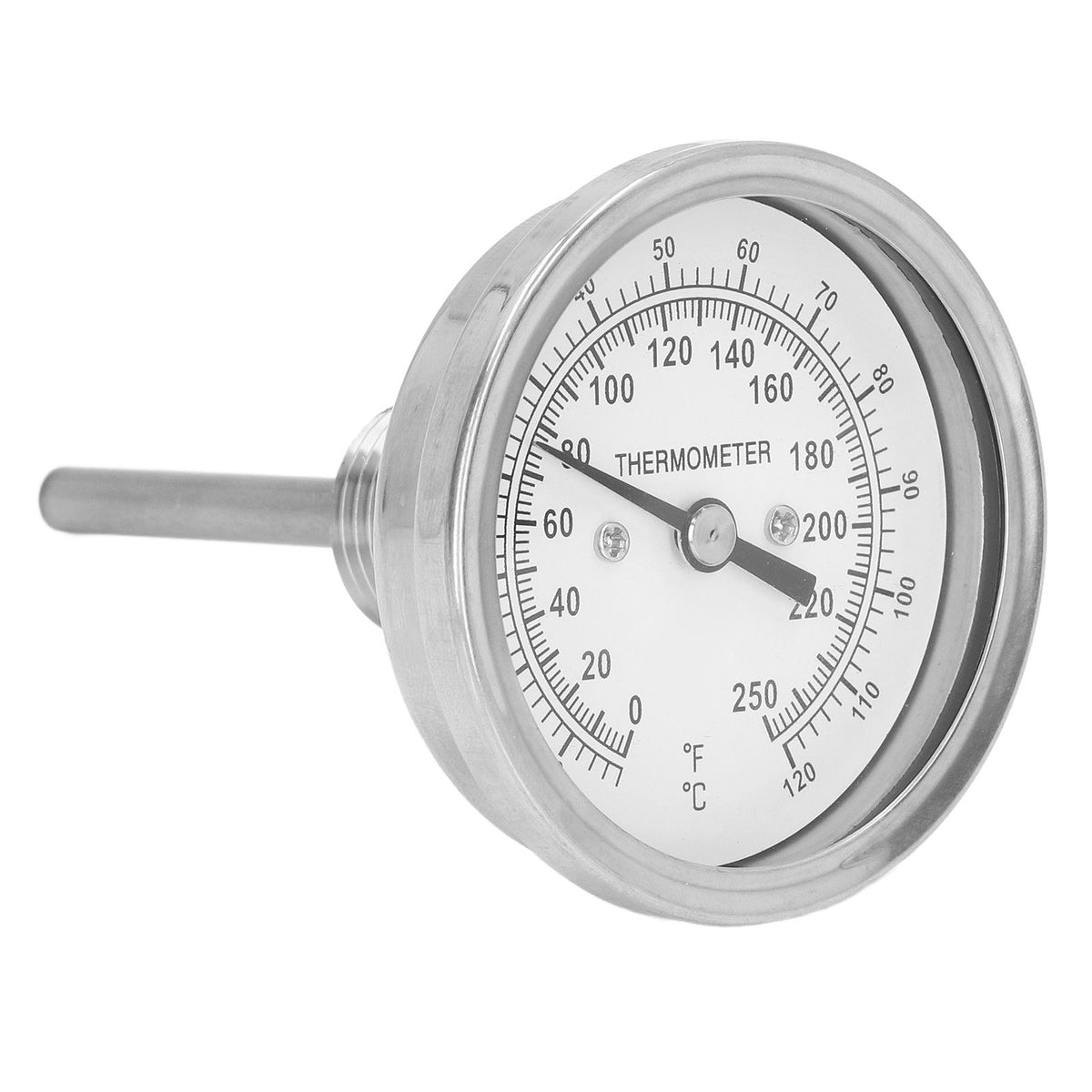 ‑18‑120℃ Dial Thermometer Barbecue Oven Bimetallic Thermometer Pointer Type Temperature Gauge