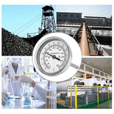 ‑18‑120℃ Dial Thermometer Barbecue Oven Bimetallic Thermometer Pointer Type Temperature Gauge