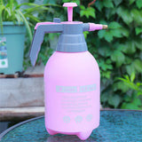 2L Spray Bottle Plastic Watering Pot High Air Pressure Thickened Water Sprayer for GardenPink - Side View