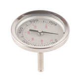 Grill Thermometer Stainless Steel Bimetallic High Accuracy 100‑475℉ Easy Assembly Wide Application BBQ Thermometer