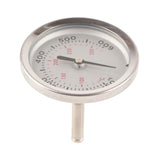 Grill Thermometer Stainless Steel Bimetallic High Accuracy 100‑475℉ Easy Assembly Wide Application BBQ Thermometer