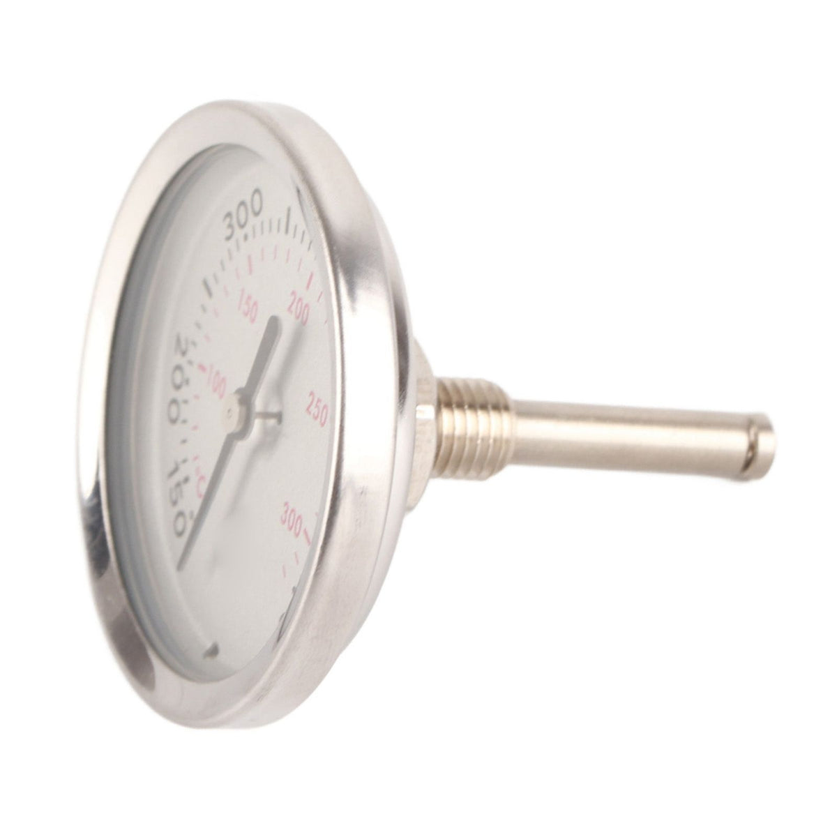 Grill Thermometer Stainless Steel Bimetallic High Accuracy 100‑475℉ Easy Assembly Wide Application BBQ Thermometer