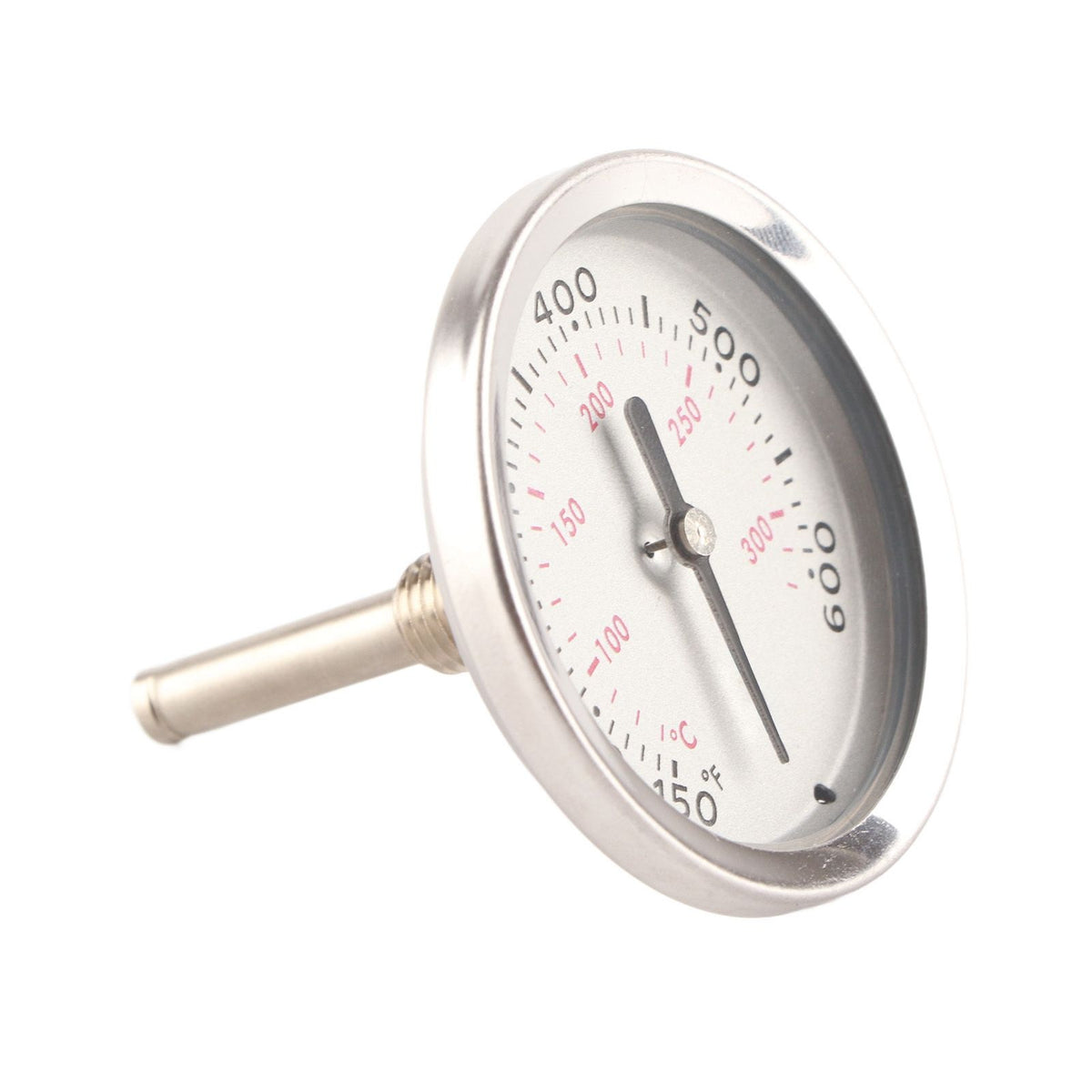 Grill Thermometer Stainless Steel Bimetallic High Accuracy 100‑475℉ Easy Assembly Wide Application BBQ Thermometer