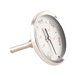 Grill Thermometer Stainless Steel Bimetallic High Accuracy 100‑475℉ Easy Assembly Wide Application BBQ Thermometer