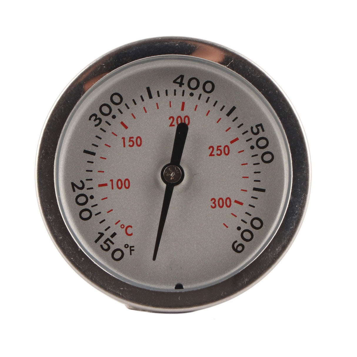 Grill Thermometer Stainless Steel Bimetallic High Accuracy 100‑475℉ Easy Assembly Wide Application BBQ Thermometer