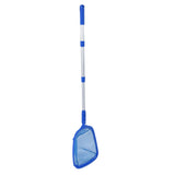 Pool Skimmer with Retractable Rod for Cleaning Surface of Swimming Pools Hot Tubs Spas Fountains - Close-Up Angle