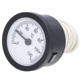 Dial Thermometer 0‑120°C Measuring Range Copper Sensor Clear Temperature Scale 52mm/2.0in Thermometer for Liquid - Side View