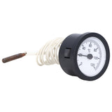 Dial Thermometer 0‑120°C Measuring Range Copper Sensor Clear Temperature Scale 52mm/2.0in Thermometer for Liquid