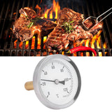 63mm Dial Thermometer Barbecue Pointer Type Thermometer 0‑120°C Bimetallic Temperature Gauge for Cooking - Extra Image