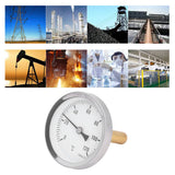 63mm Dial Thermometer Barbecue Pointer Type Thermometer 0‑120°C Bimetallic Temperature Gauge for Cooking - Extra Image