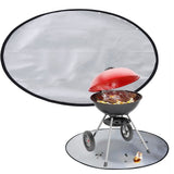 Fire Pit Mat Heat Resistant Grill Deck Protector Double Sided Round Lawn Mat for Outdoor Camping101.5cm / 40in